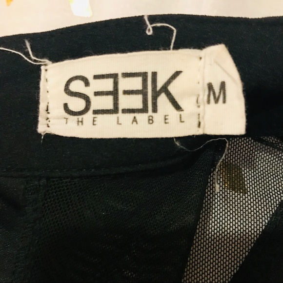 MESH LF BLACK BODYSUIT - Picture 2 of 3